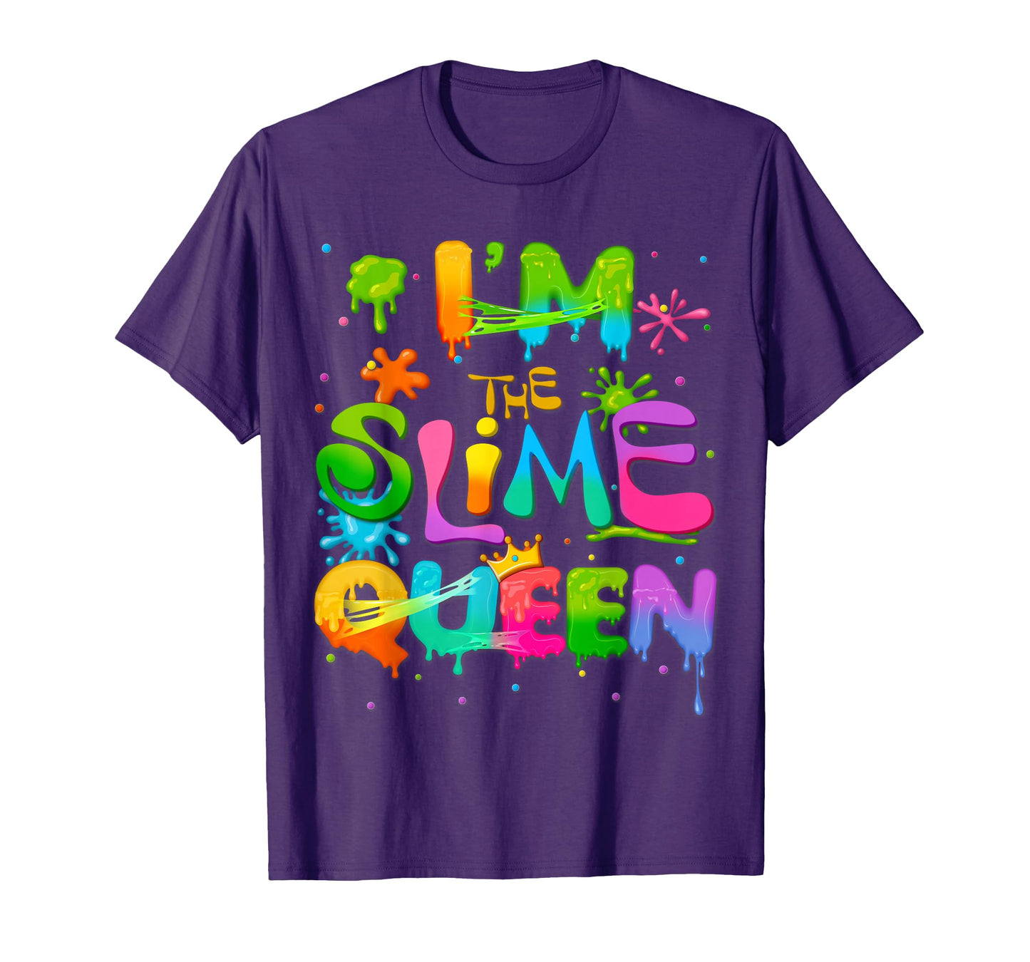 Im The Slime Queen Birthday Group Family Matching Party T-Shirt