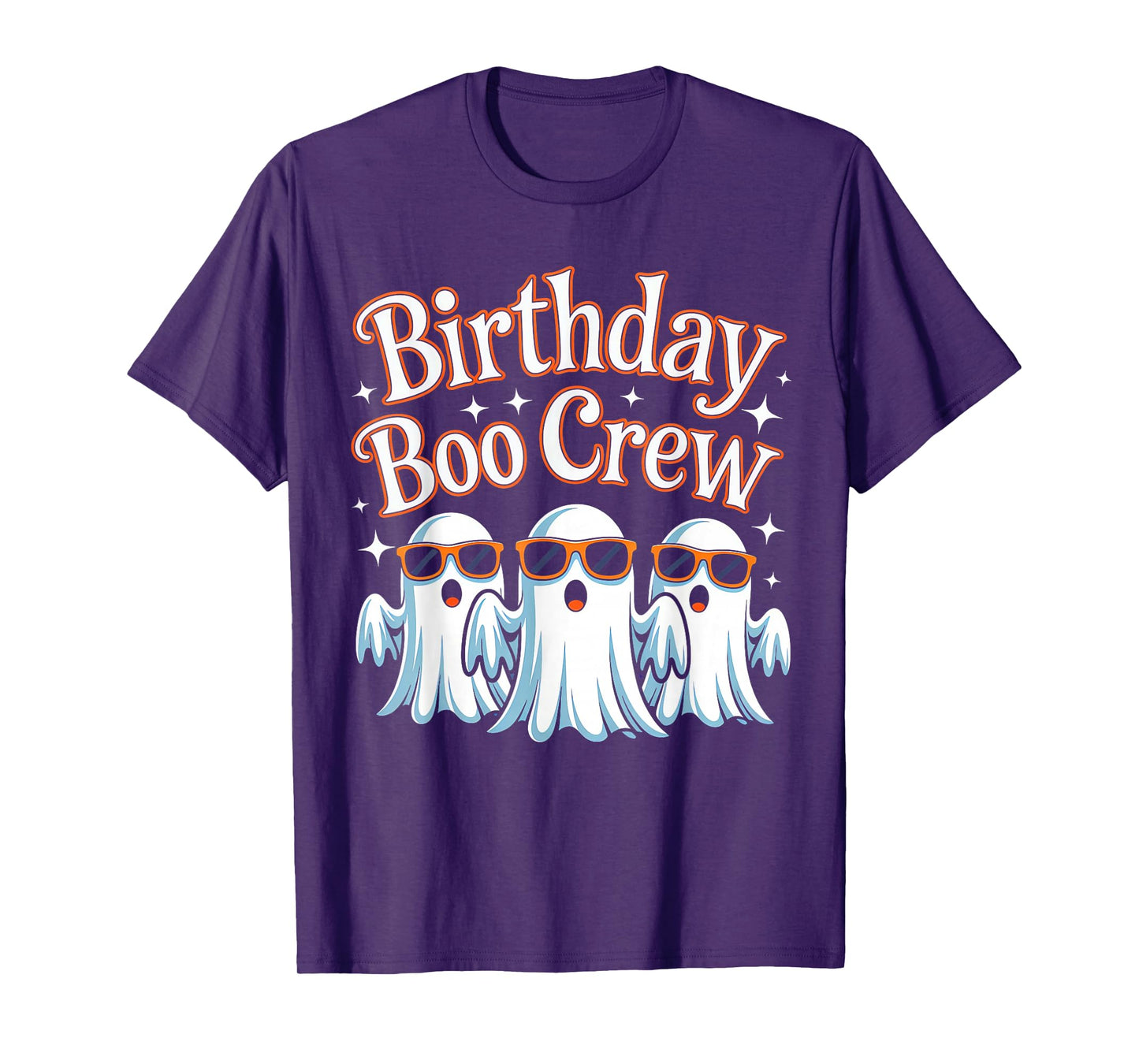 Birthday Boo Crew Matching Halloween Birthday Party Ghosts T-Shirt