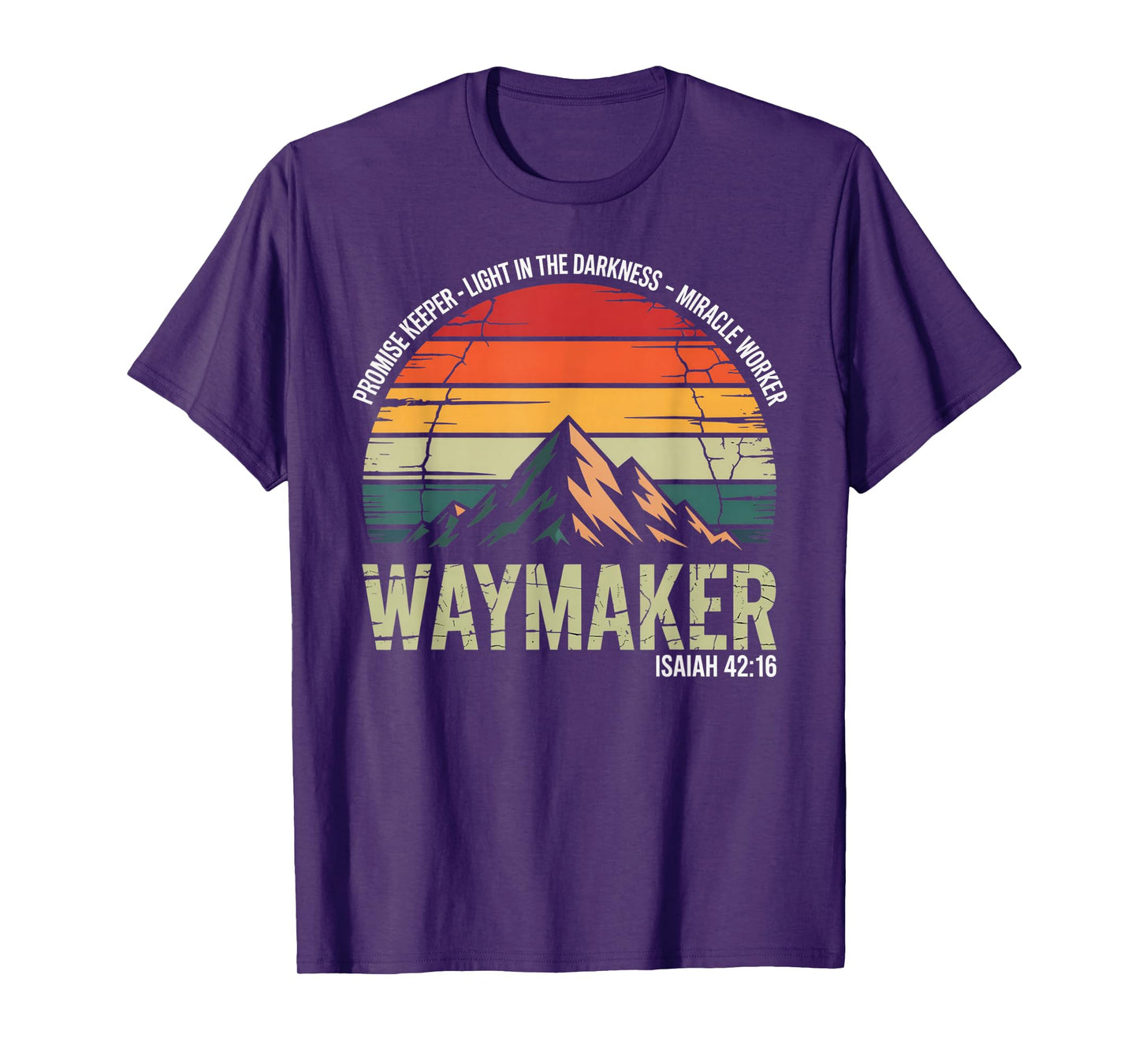 Waymaker Vintage Promise Keeper Miracle Worker Christian T-Shirt