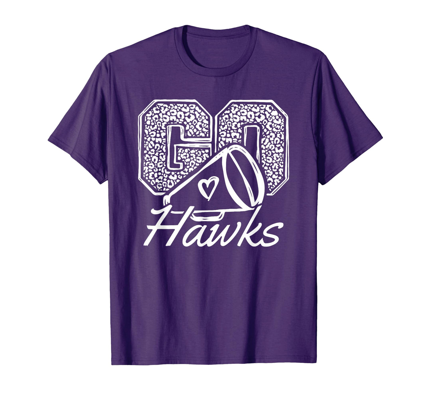 Go Cheer Hawks Sports Name Gifts Men Women Boy Girl T-Shirt