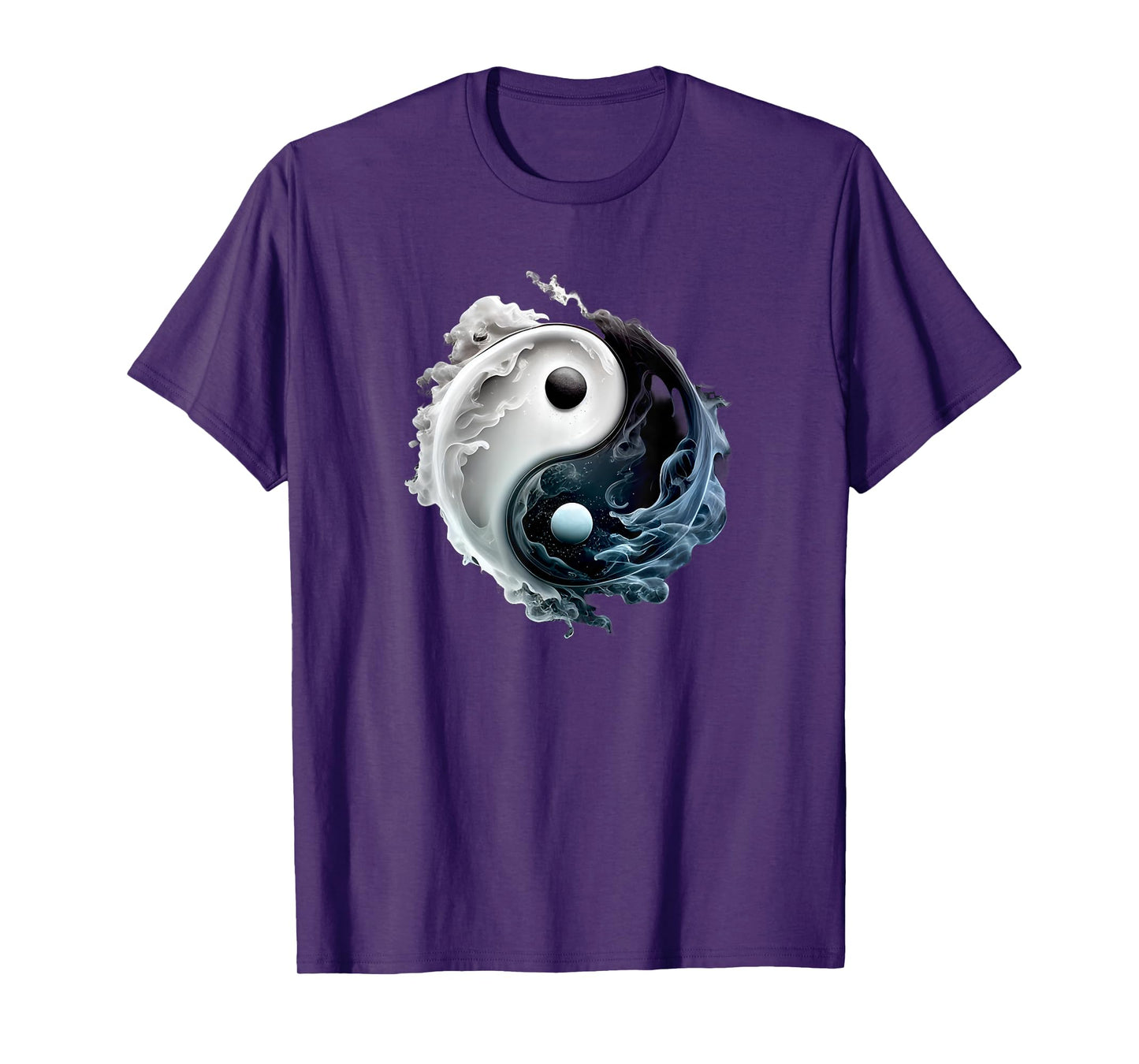 Ying Yang Whispy Feng Shui Taijitu Yin Yang T-Shirt