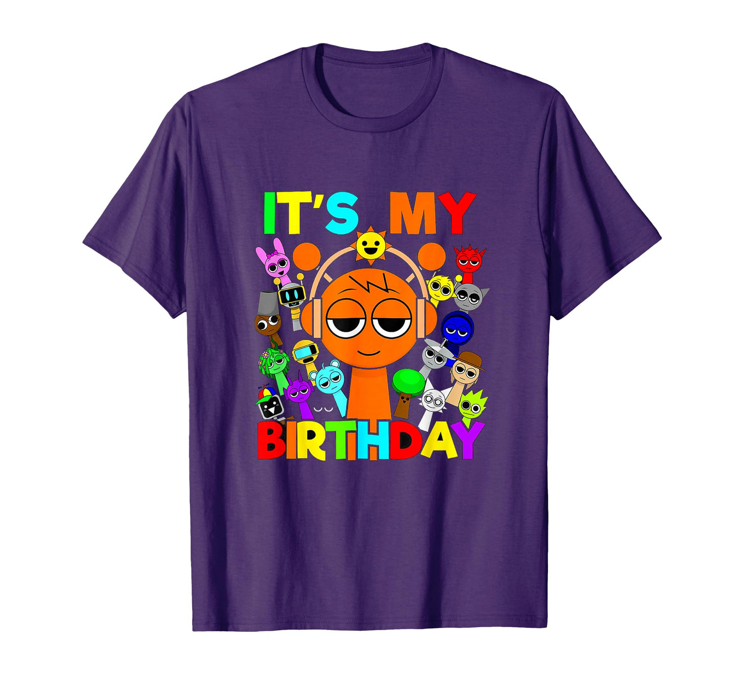 Happy Birthday Sprunky! | Oren Simon Pinki Raddy Funbot T-Shirt
