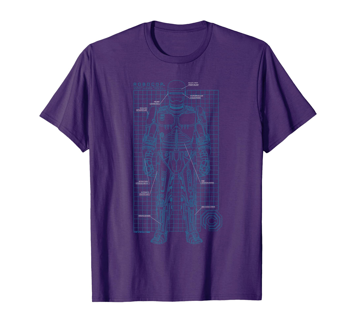 Robocop Schematic T-Shirt
