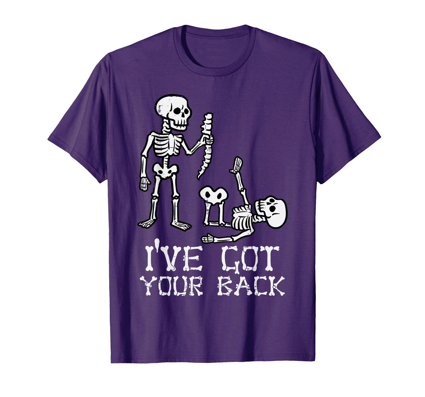 Halloween Skeletons Ive Got Your Back Costume Men Women Kids T-Shirt