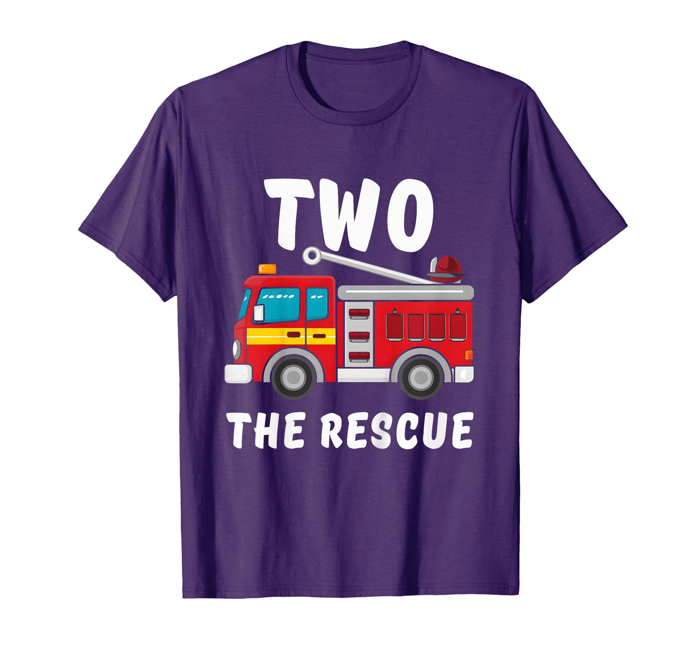 2 The Rescue Fireman 2nd Birthday party T-Shirt