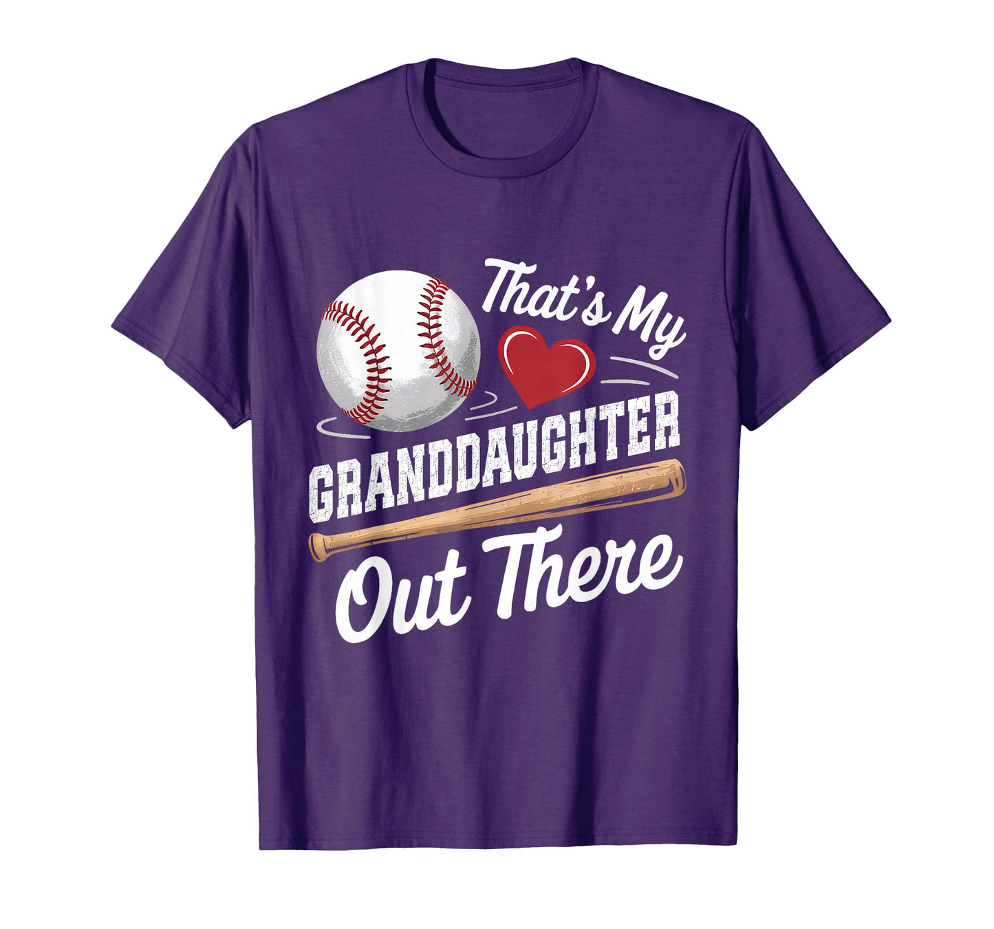 That's My Granddaughter Out There Baseball Lover Grandma T-Shirt