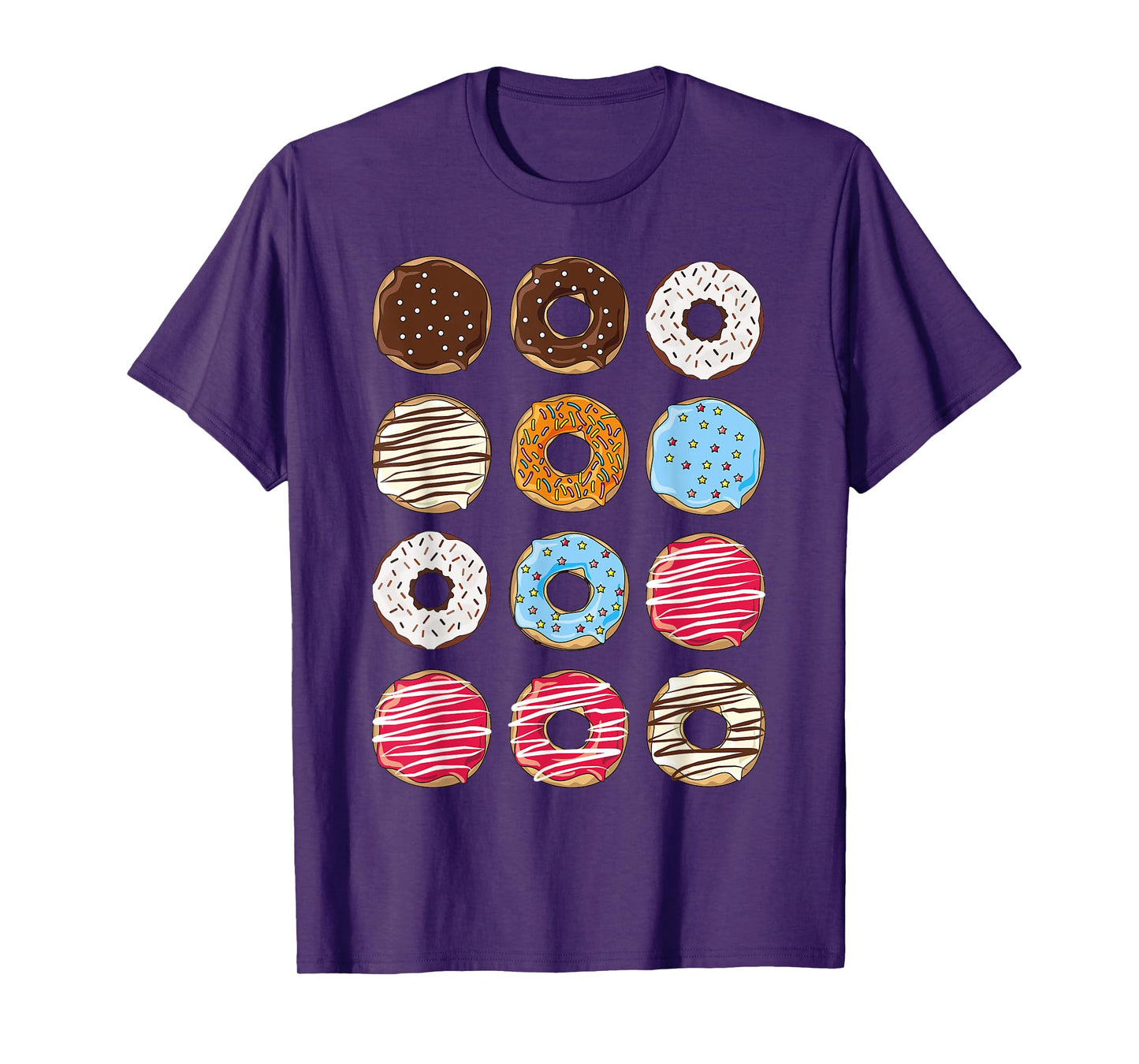 Dozen Donuts Doughnut Box Donut Halloween Costume Dress-up T-Shirt