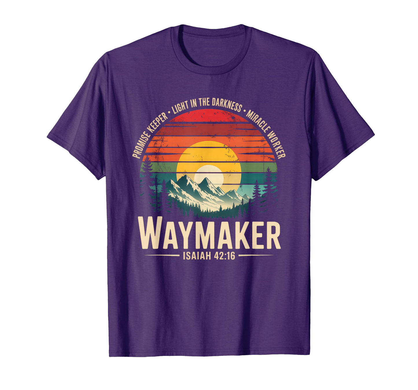 Waymaker Tshirt Promise Keeper Miracle Worker God Christian T-Shirt