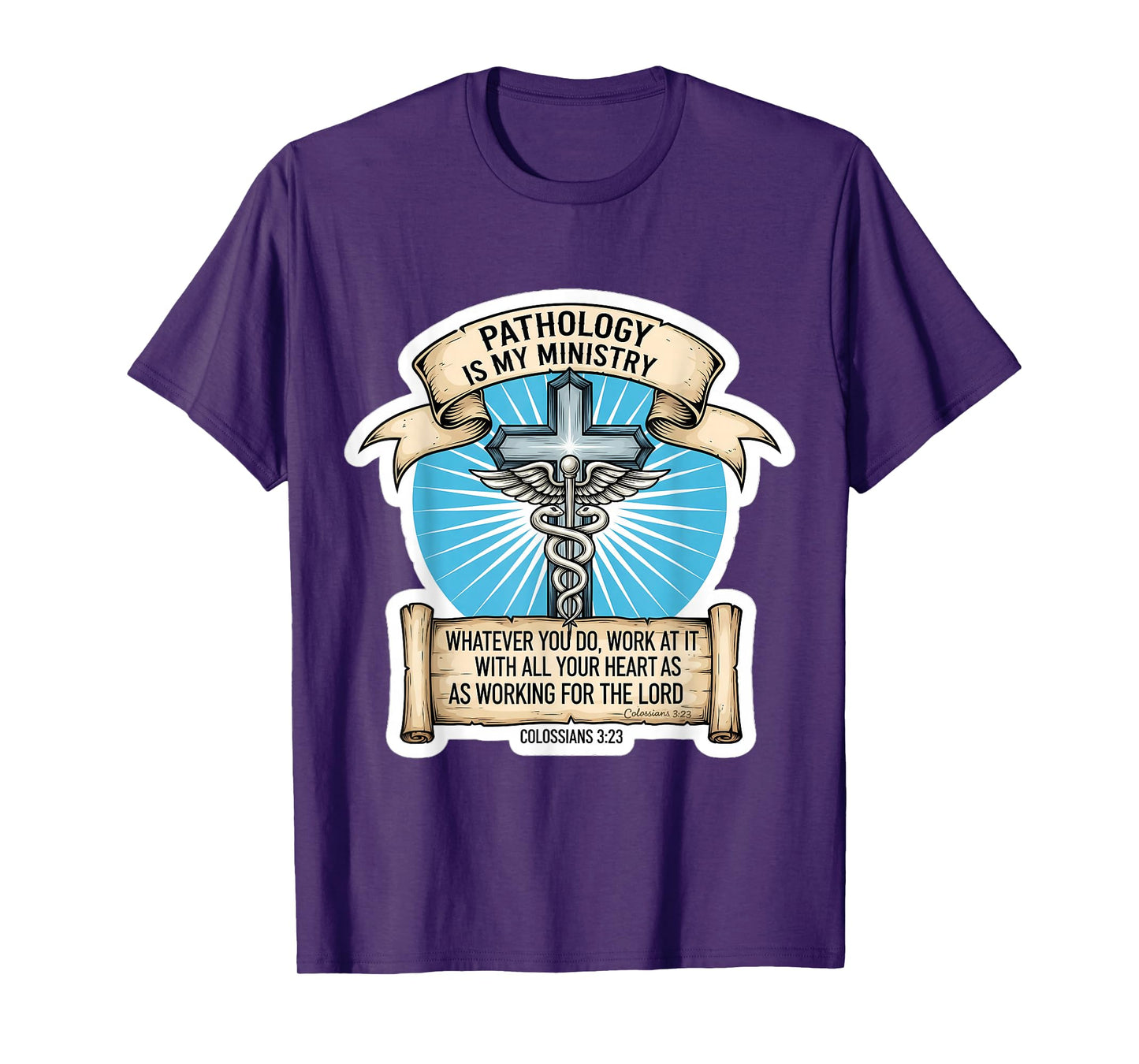 Christian Pathologist Pathology is My Ministry Doctor Jesus T-Shirt