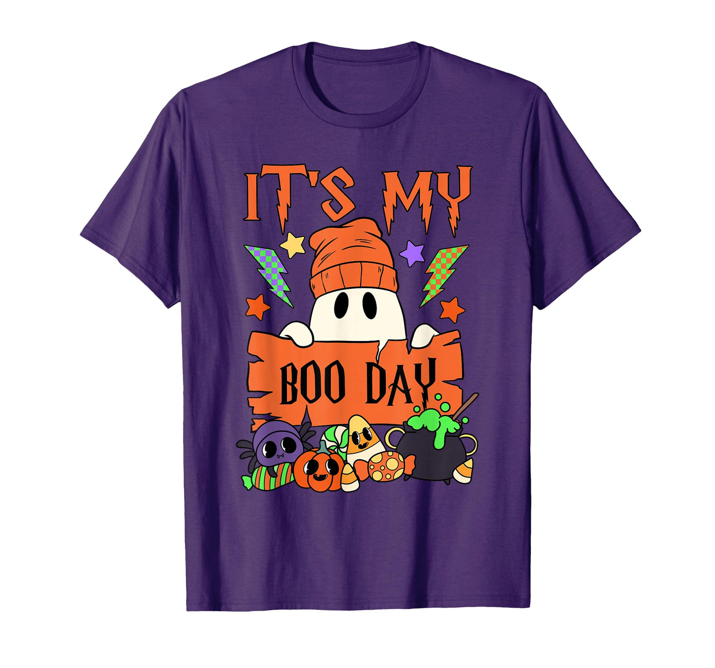 It's My Boo Day Booday Kids Cute Ghost Birthday Ghoul T-Shirt