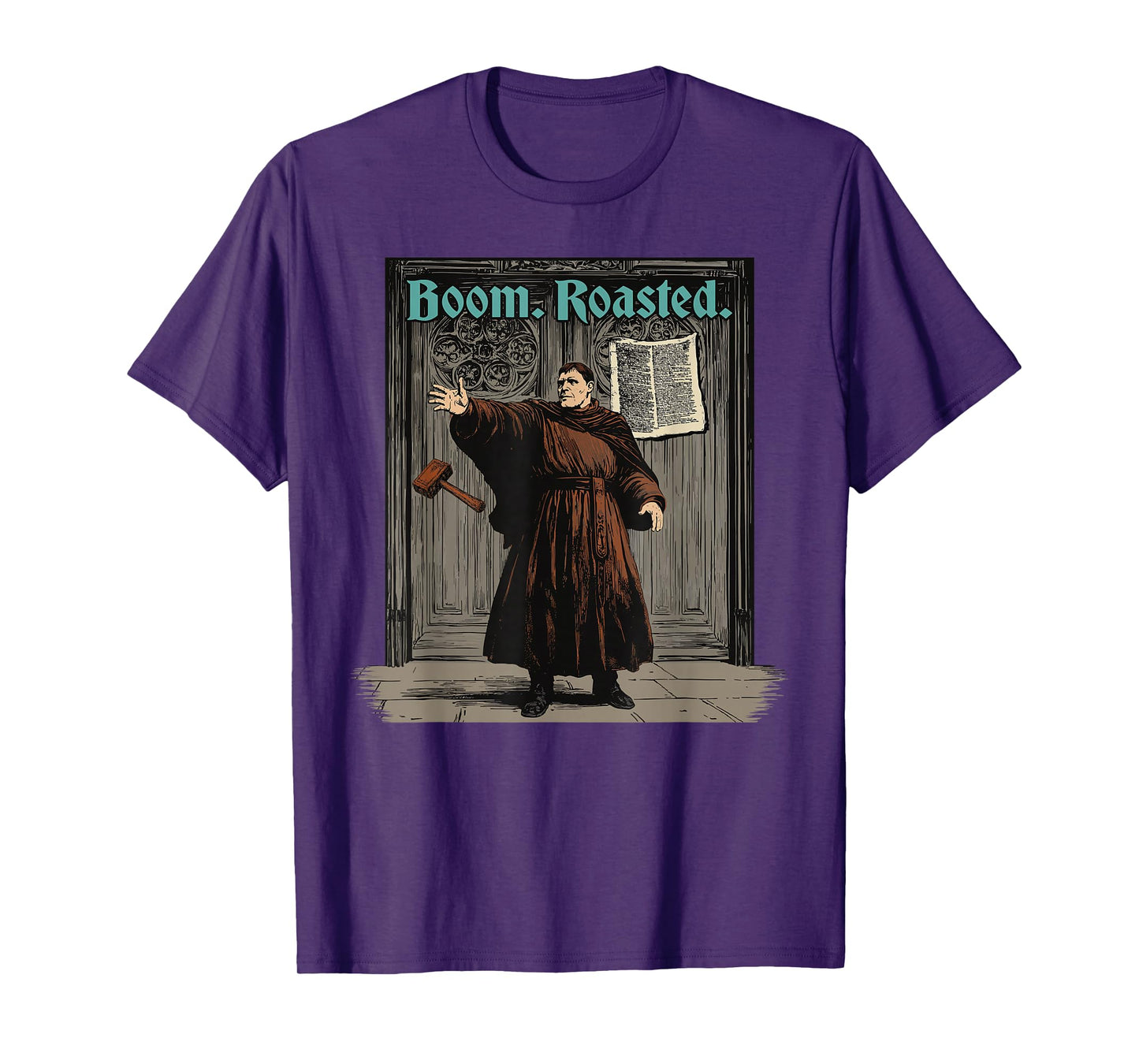 Funny Martin Luther Boom Reformation Day Reformed Christian T-Shirt
