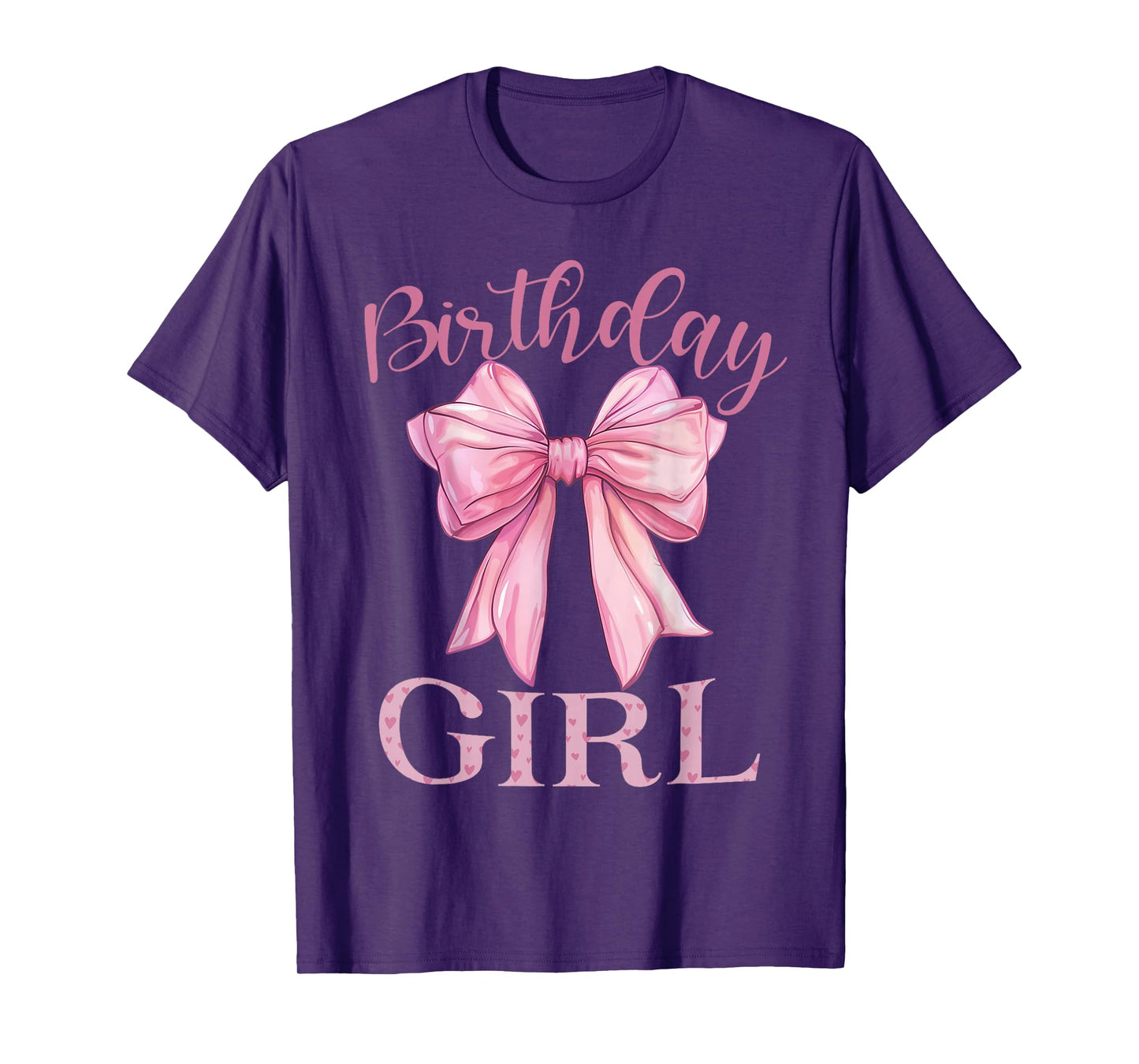 Birthday Girl Shirt Coquette Bow Birthday Party T-Shirt