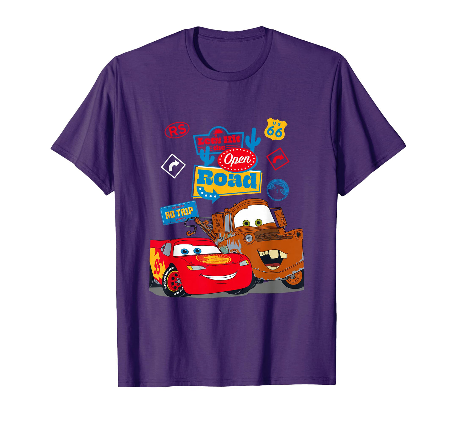 Disney Pixar Cars McQueen and Mater Roadtrip T-Shirt