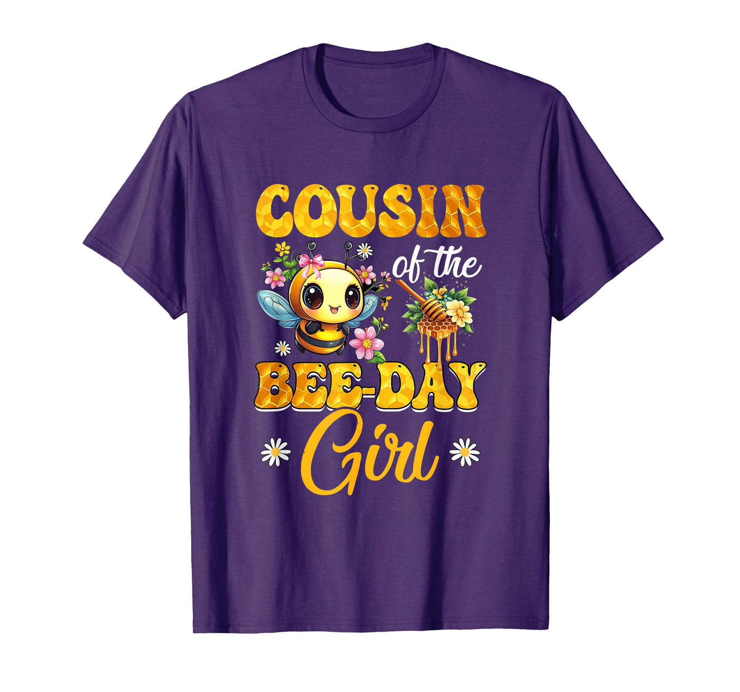 Cousin Of The Birthday Girl Bee Family Birthday Party T-Shirt