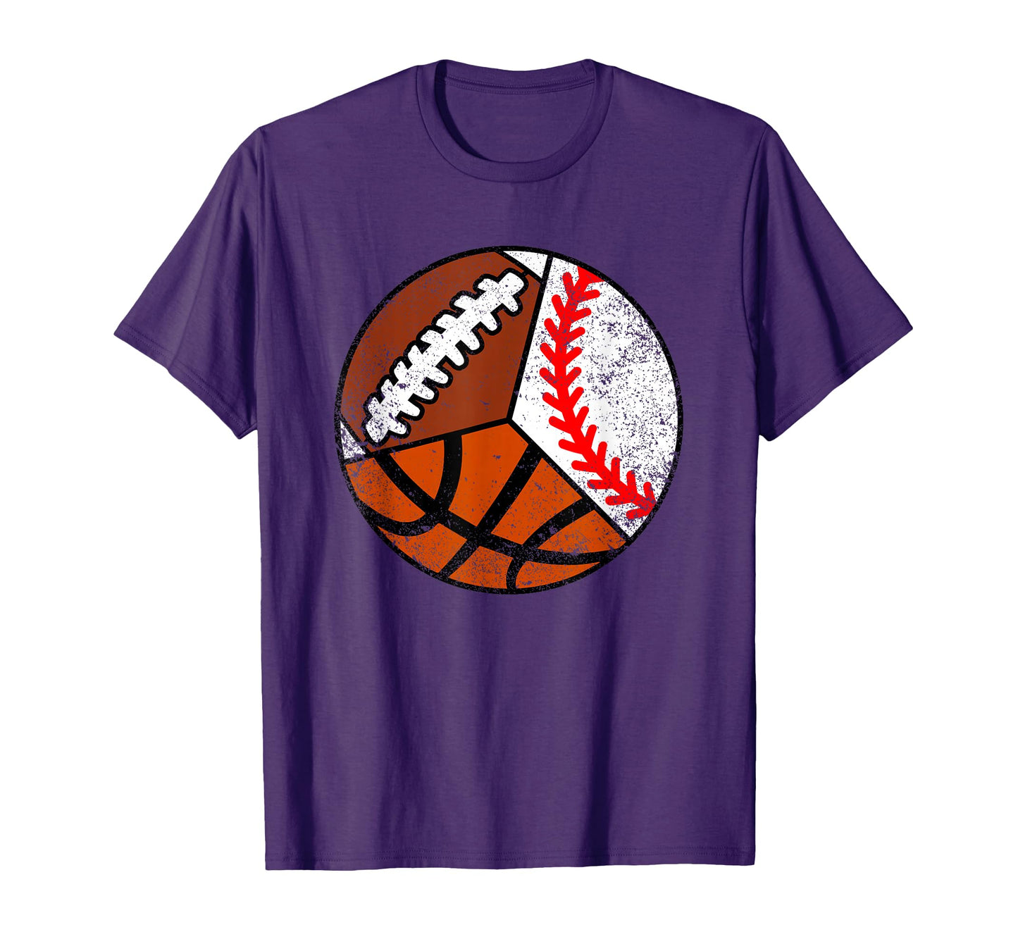 Football Baseball Basketball Player Funny Ball Sport T-Shirt