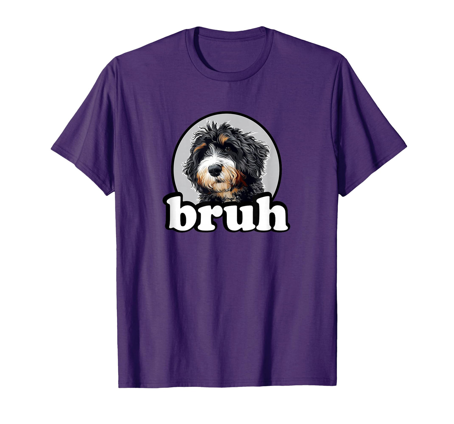 Cute Kids Bruh Bernedoodle Dog Lover T-Shirt