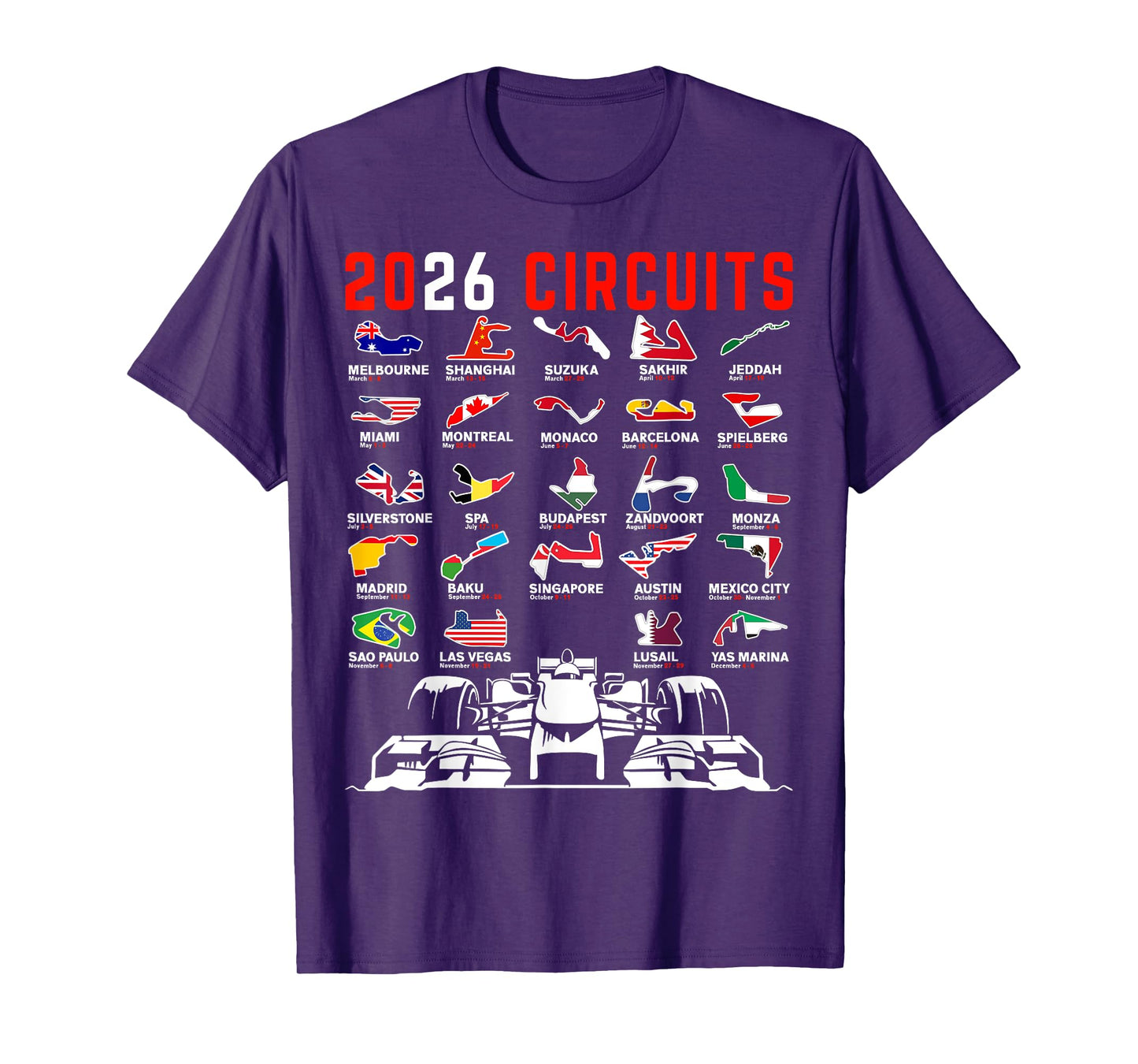 Racing Car Silhouette T-Shirt