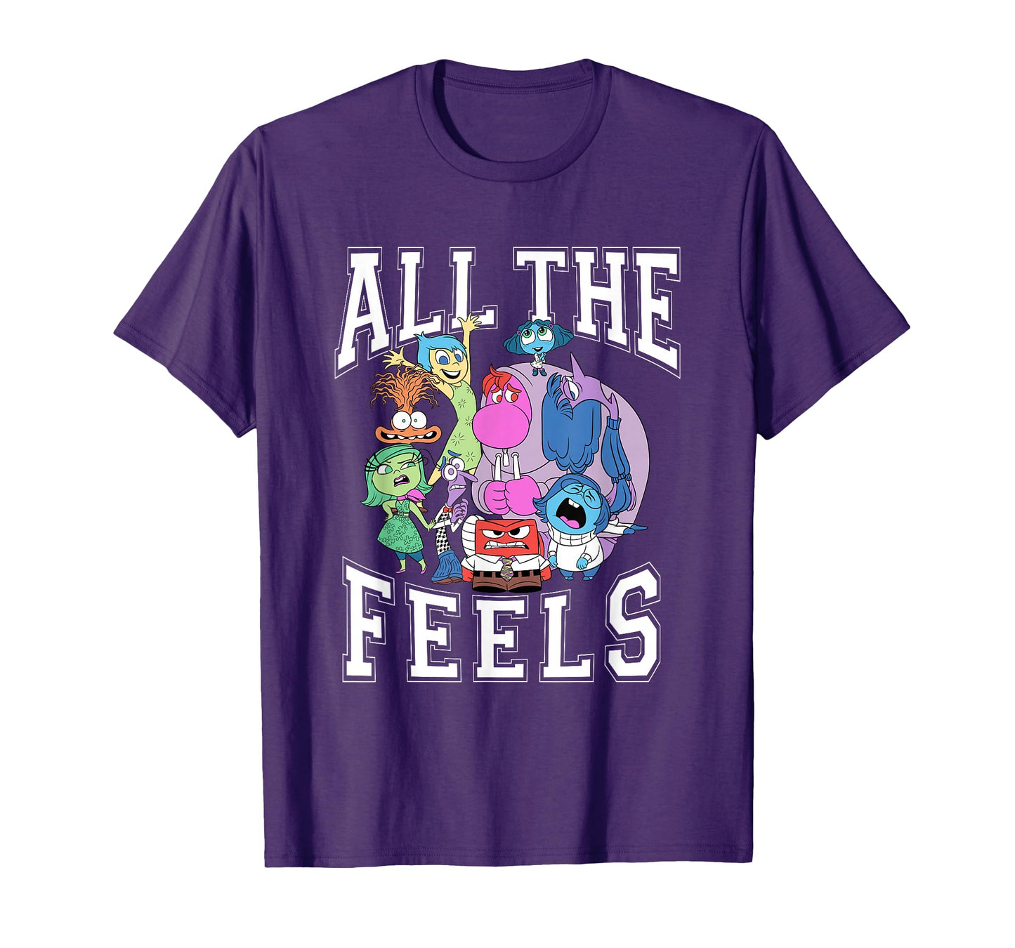 Disney Pixar Inside Out 2 All The Feels T-Shirt