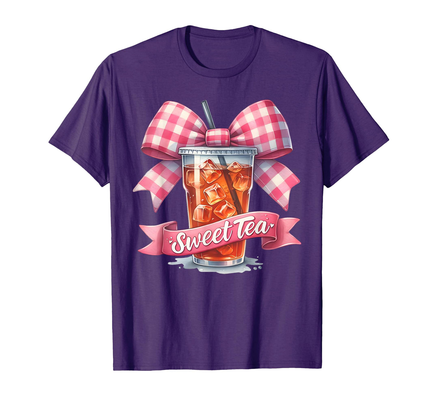 Sweet Tea Funny Bow Coquette T-Shirt