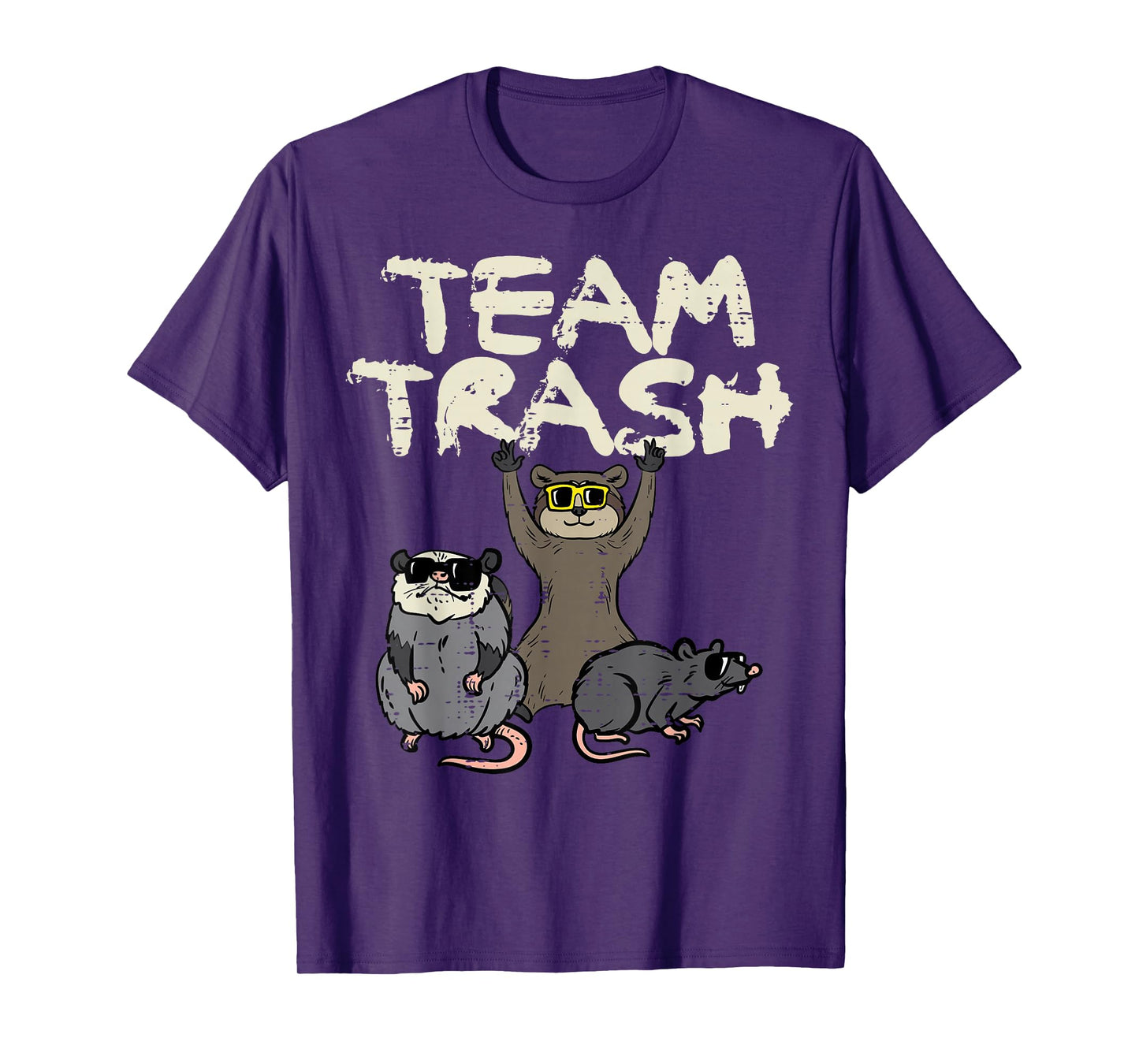 Team Trash Opossum Raccoon Possum Street Cat Men Kids Women T-Shirt