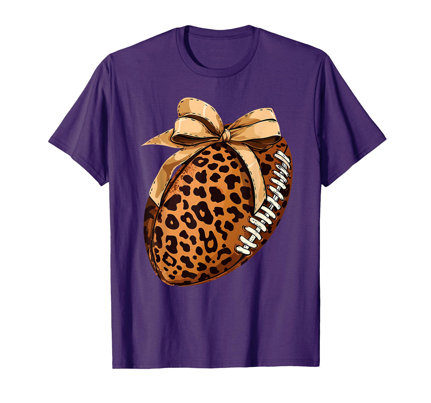 Cute Football Coquette Bow Cute Football Player T-Shirt