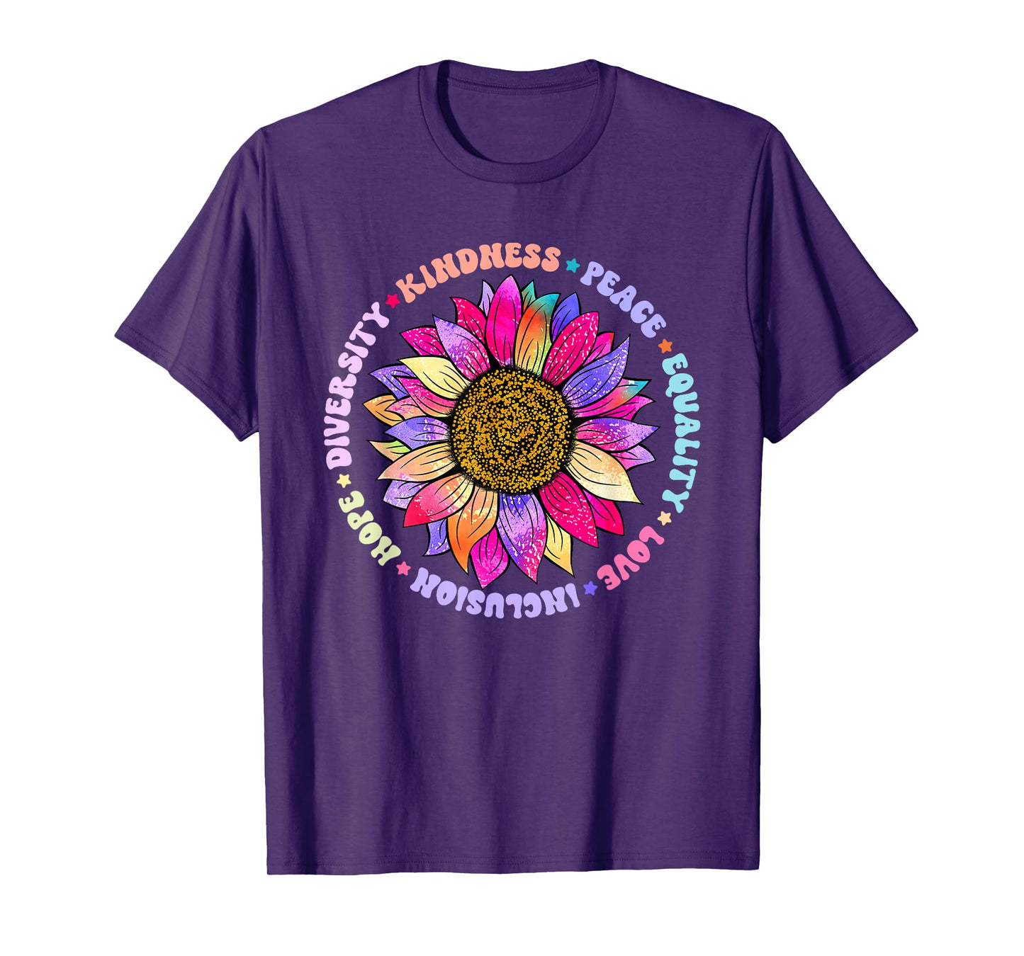 Kindness Peace Equality Love Hope Diversity Human Rights T-Shirt