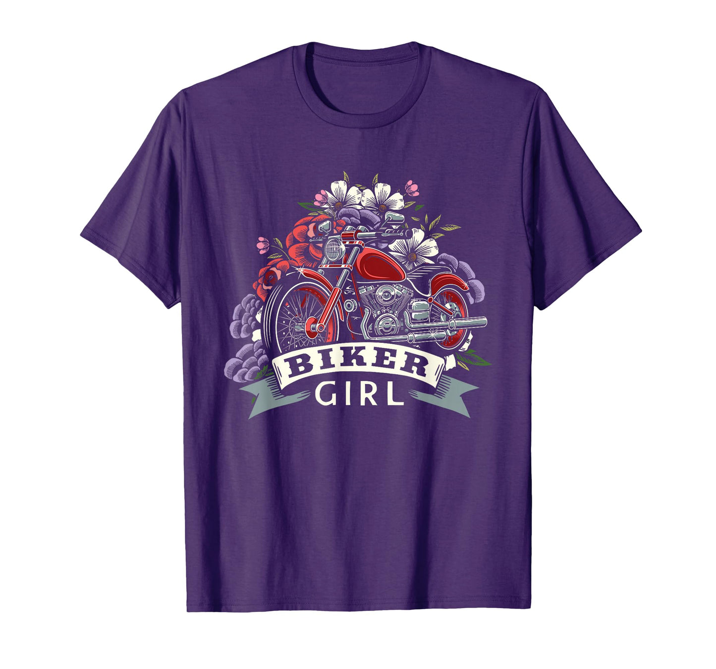 Motorcycle Girl Motorbike Motorcyclist - Biker Girl T-Shirt