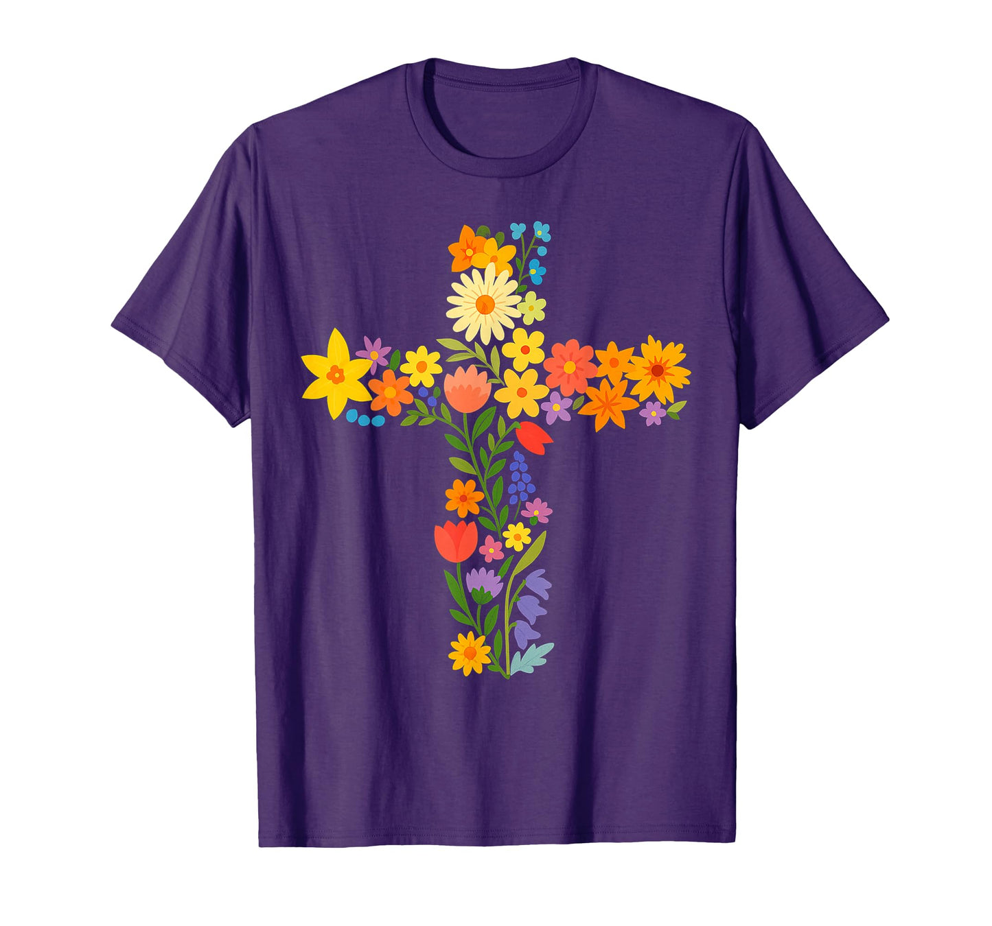 Christian Religious Cross Jesus Christ Faith and Worship T-Shirt