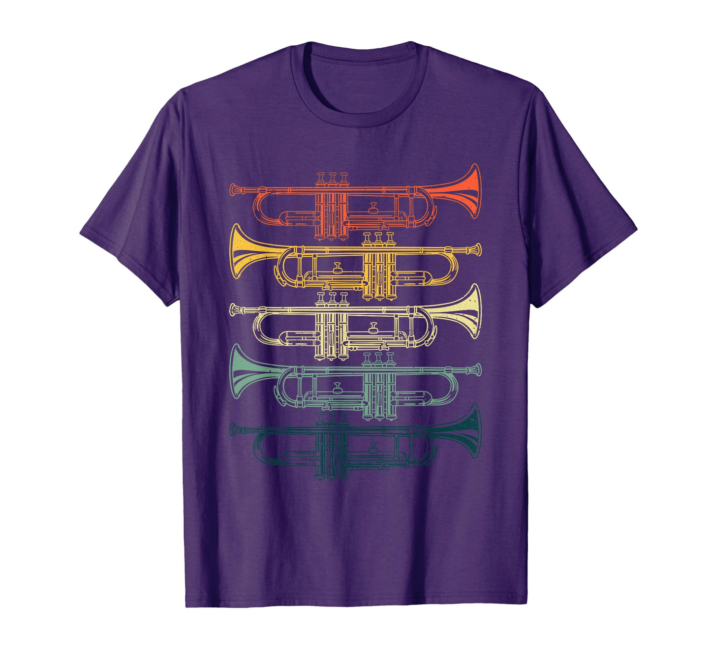 Cool Trumpet For Men Women Marching Band Musician Jazz Music T-Shirt
