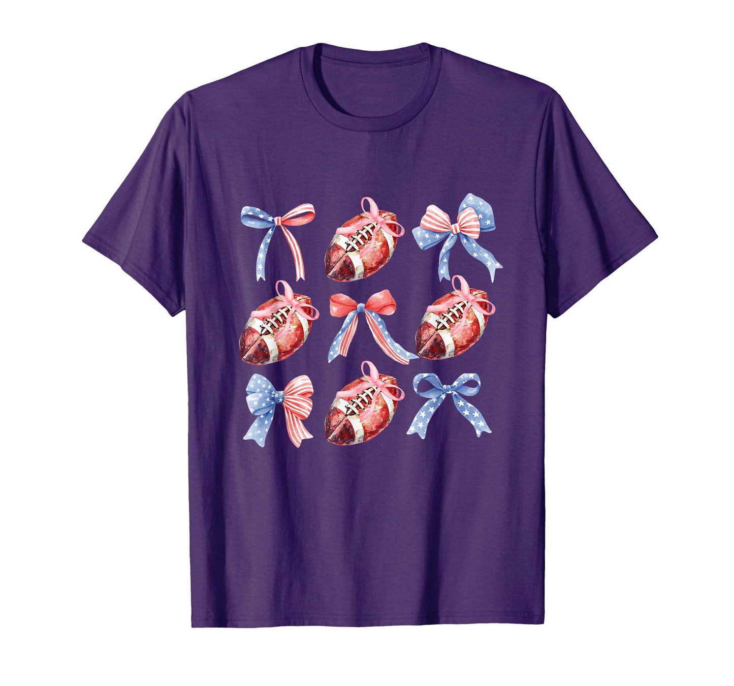 Game Day Coquette Football for women and girls T-Shirt
