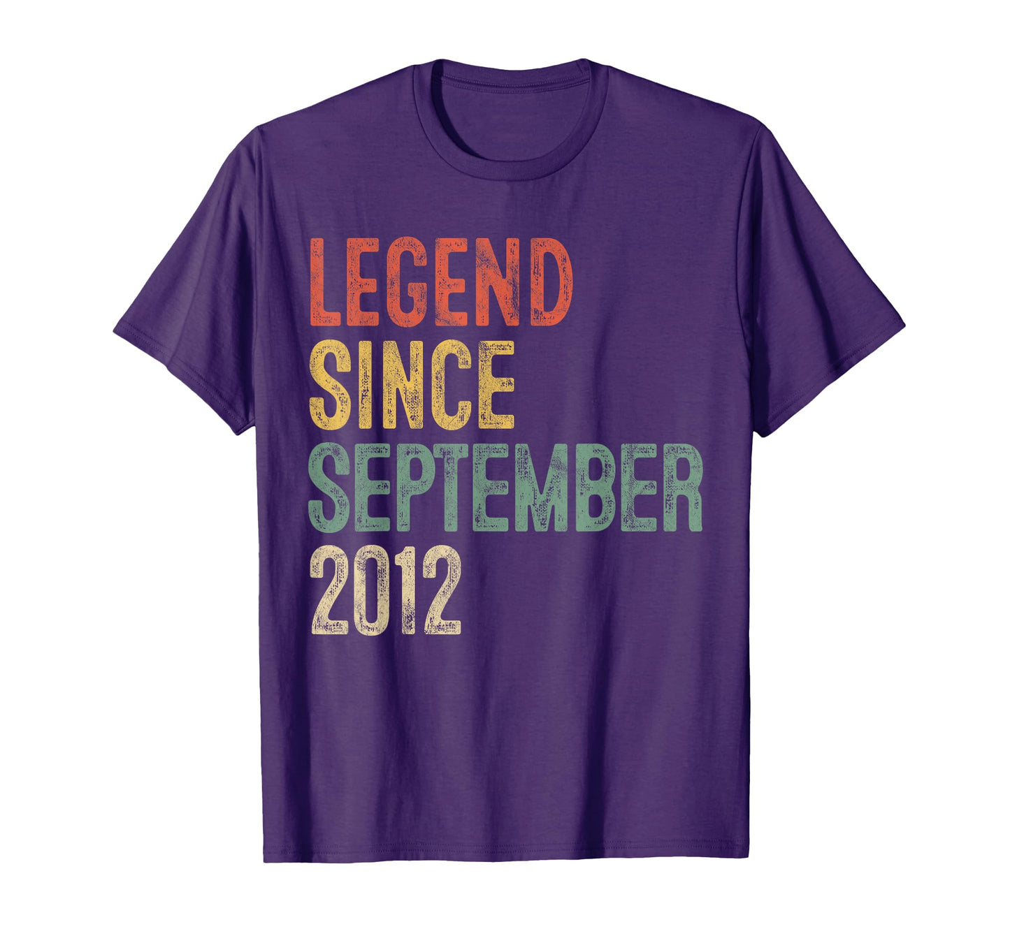 Legend 2012 13th Birthday Gifts for Boy Girl 13 Year Old T-Shirt
