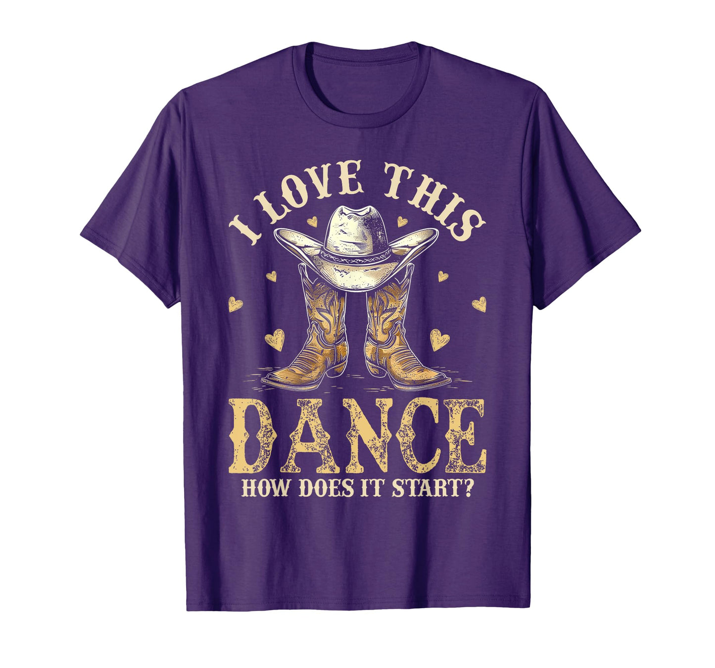 How Does This Dance Start Line Dancer Country T-Shirt