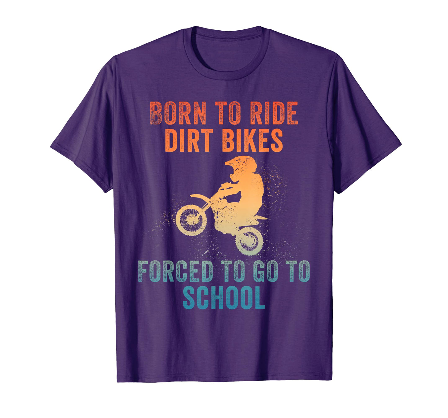 Funny Dirt Bike Art for Boys Girls Motocross Dirt Bike Rider T-Shirt