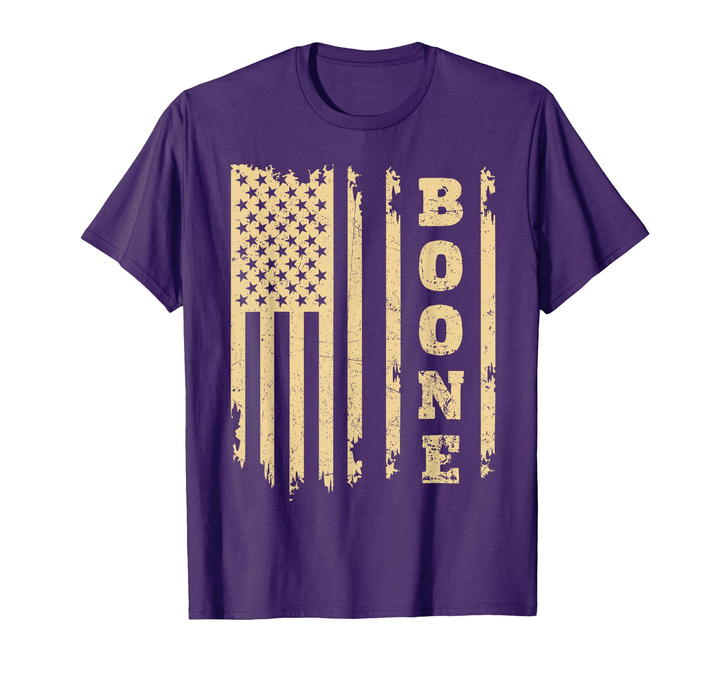 Boone Family Name I Love Boone Personalized Vintage T-Shirt