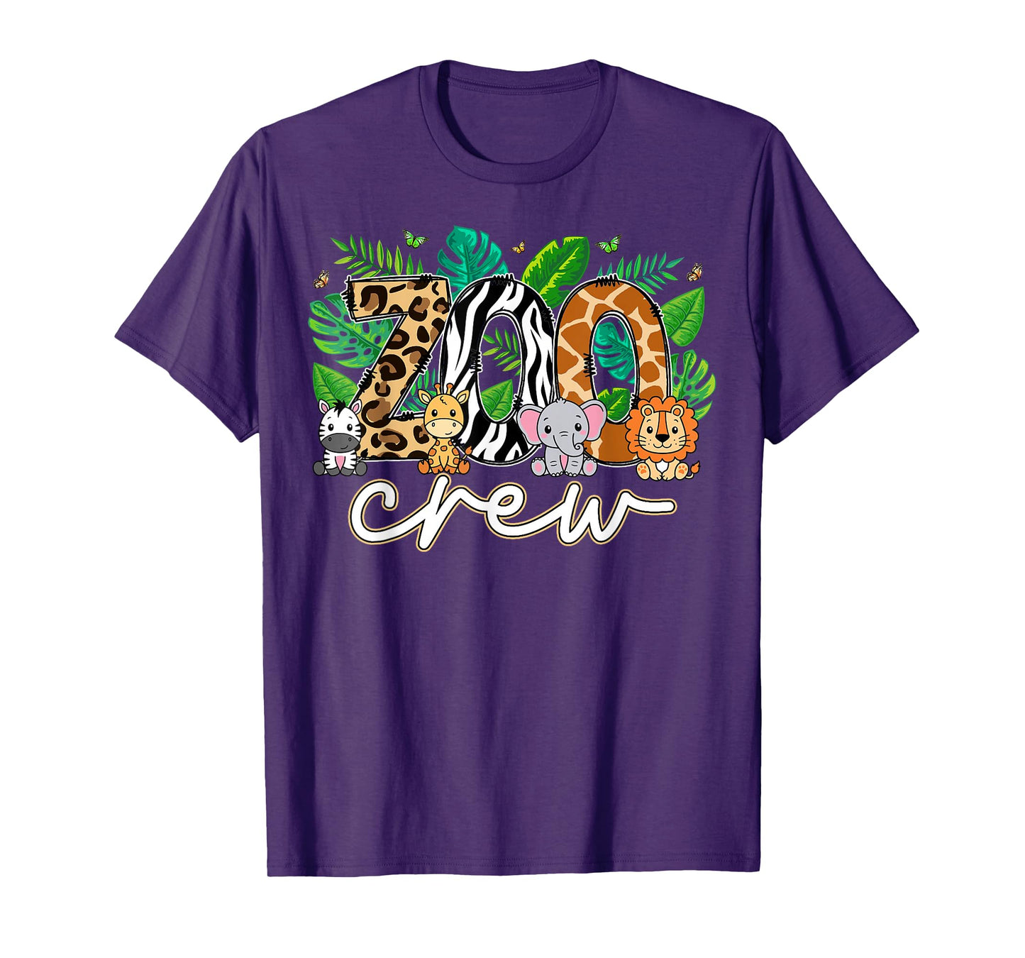 Zoo Crew Wildlife Animal Zoologist Safari Jungle Animals T-Shirt