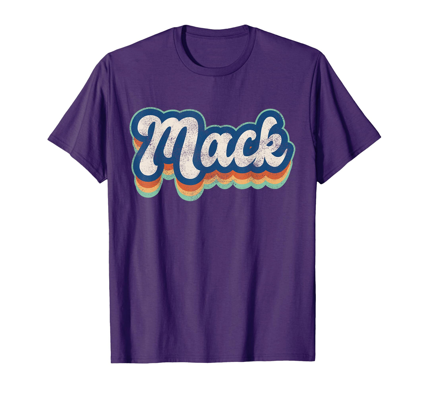 Mack First Name Boy Vintage Style 70s 80s Personalized T-Shirt
