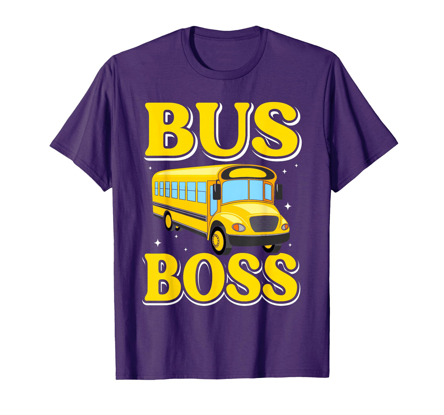 Bus Boss School Bus Driver - Funny School Bus Driver Man T-Shirt
