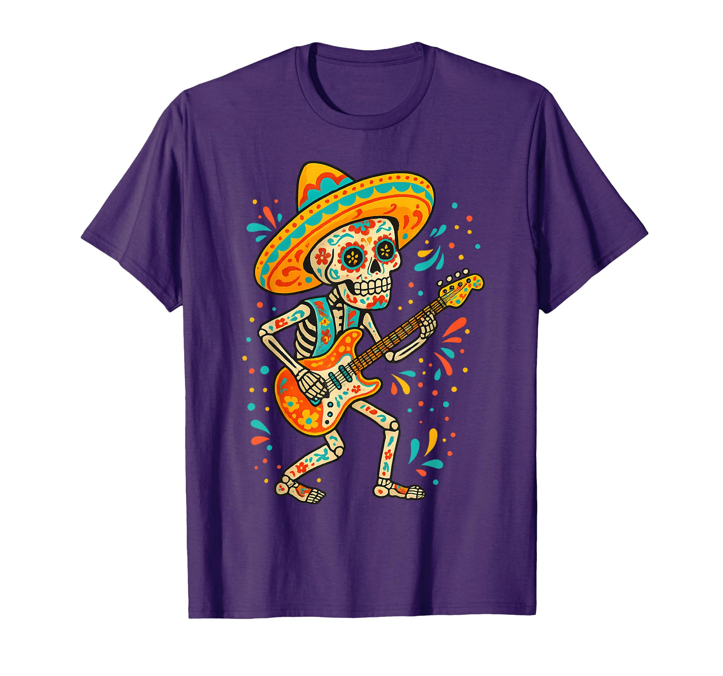Dia De Los Muertos Skeleton Dancing Skull Day of The Dead T-Shirt