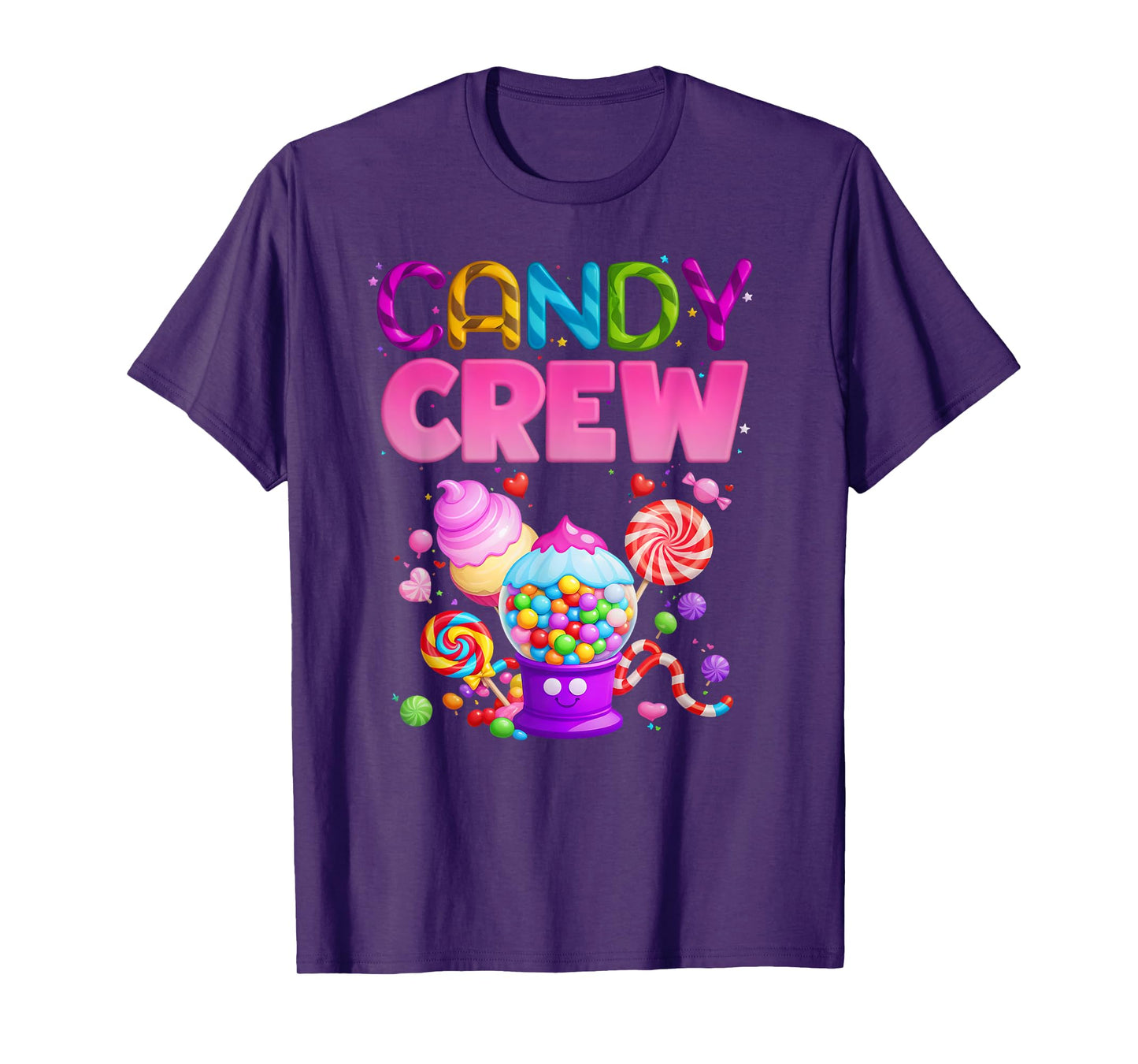 Candy Crew Fun Sweet Treats Colorful Kids Sweetie T-Shirt