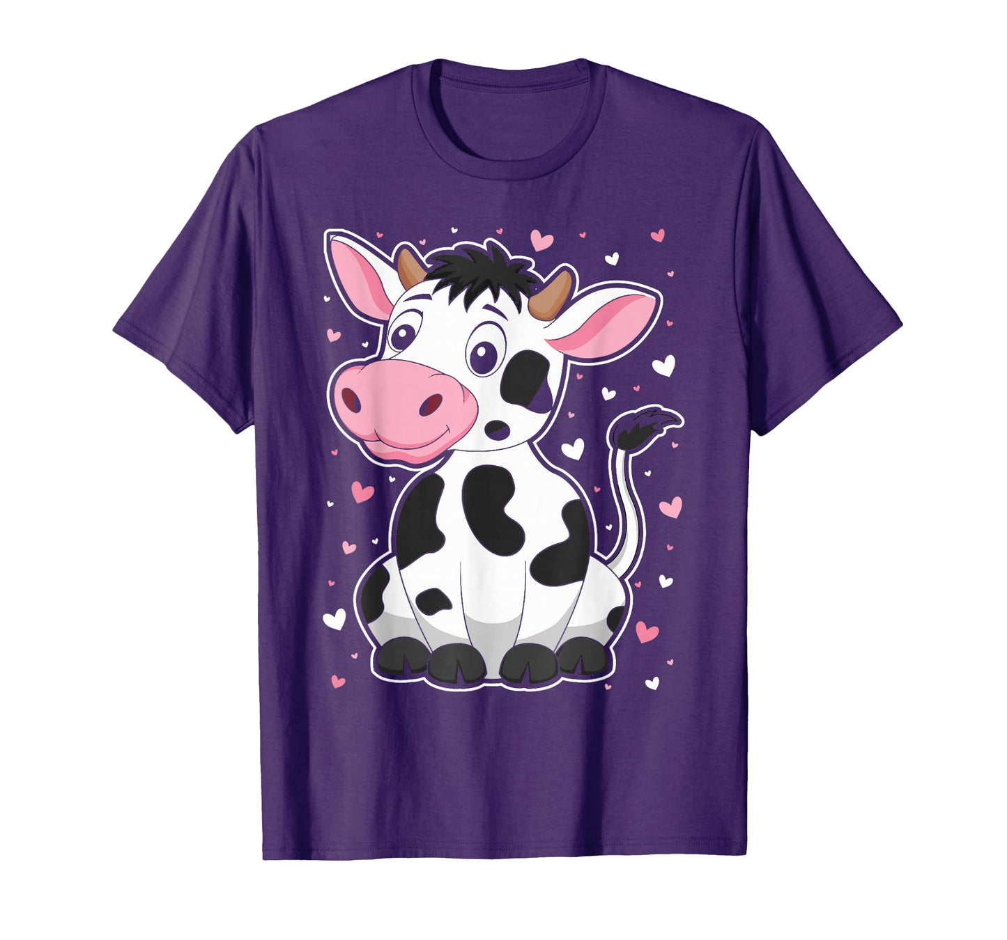 Cute Cow Print Kawaii Cow Lover Women Girls Kids Toddlers T-Shirt