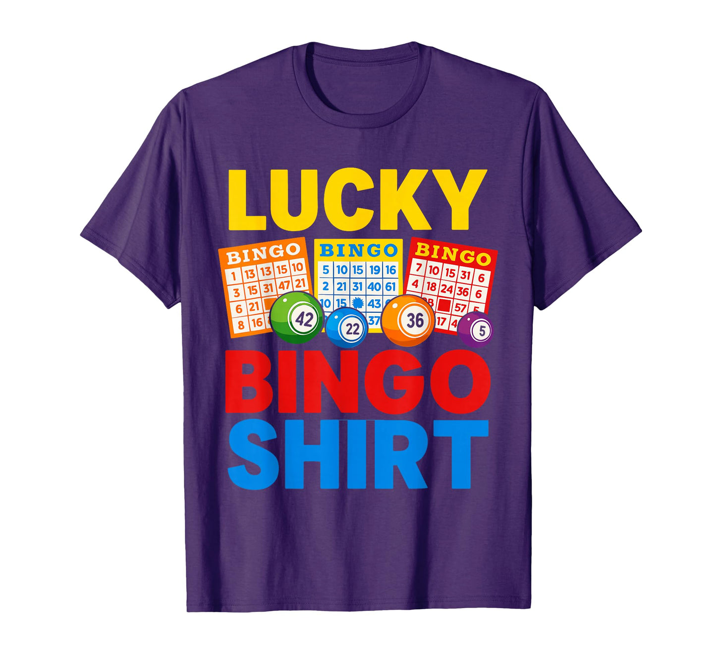 Bingo Costume for Men and Women,Bingo Lover Player T-Shirt