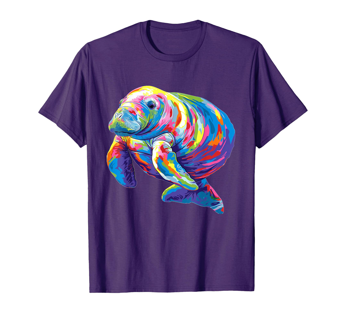 Cool multicolor Manatee Costume for Boys and Girls T-Shirt