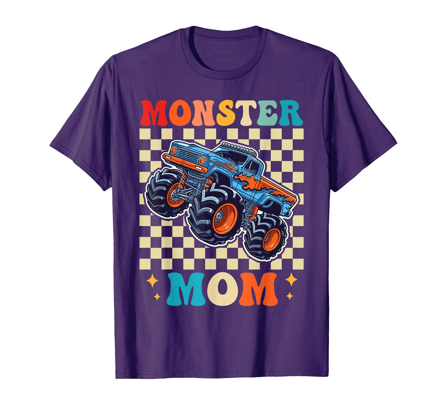 Monster Truck Mom Family Matching Monster Truck Lovers T-Shirt