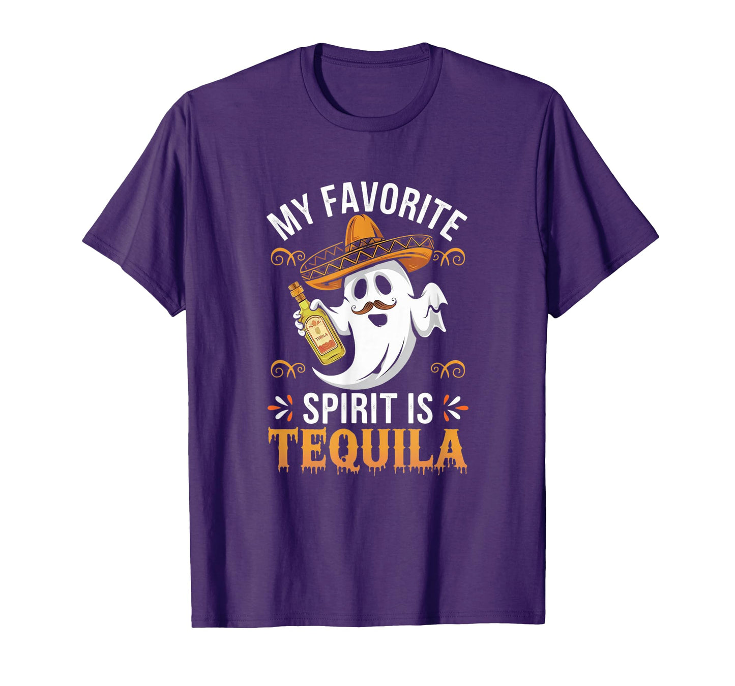 My Favorite Spirit Tequila Funny Halloween T-Shirt