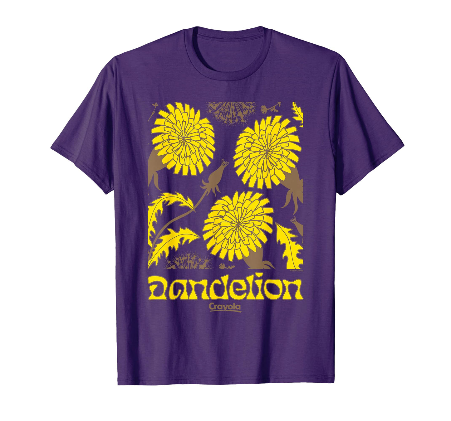 Crayola 2025 Limited Edition Dandelion Vintage Portrait T-Shirt