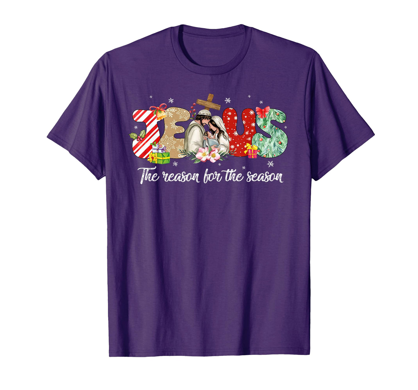 Christmas Jesus Is The Reason For The Season Jesus Pajamas T-Shirt