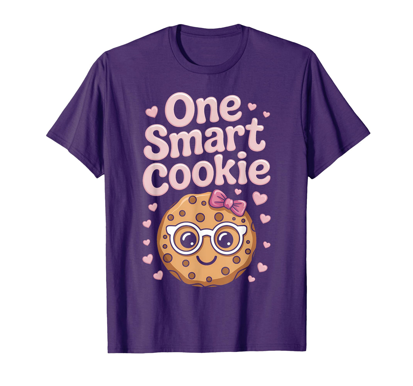 One Smart Cookie Funny Chocolate Chip Cookie T-Shirt
