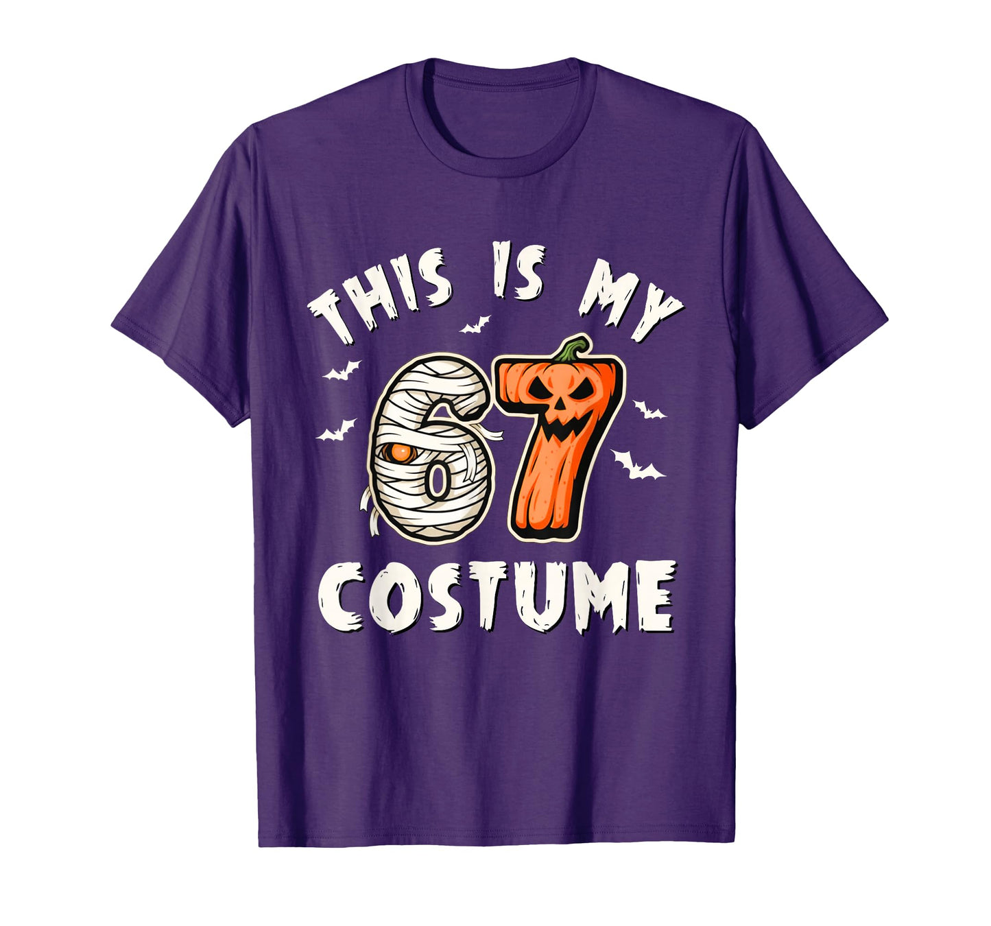 This is My Halloween 67 Costume Number 6 7 Meme T-Shirt