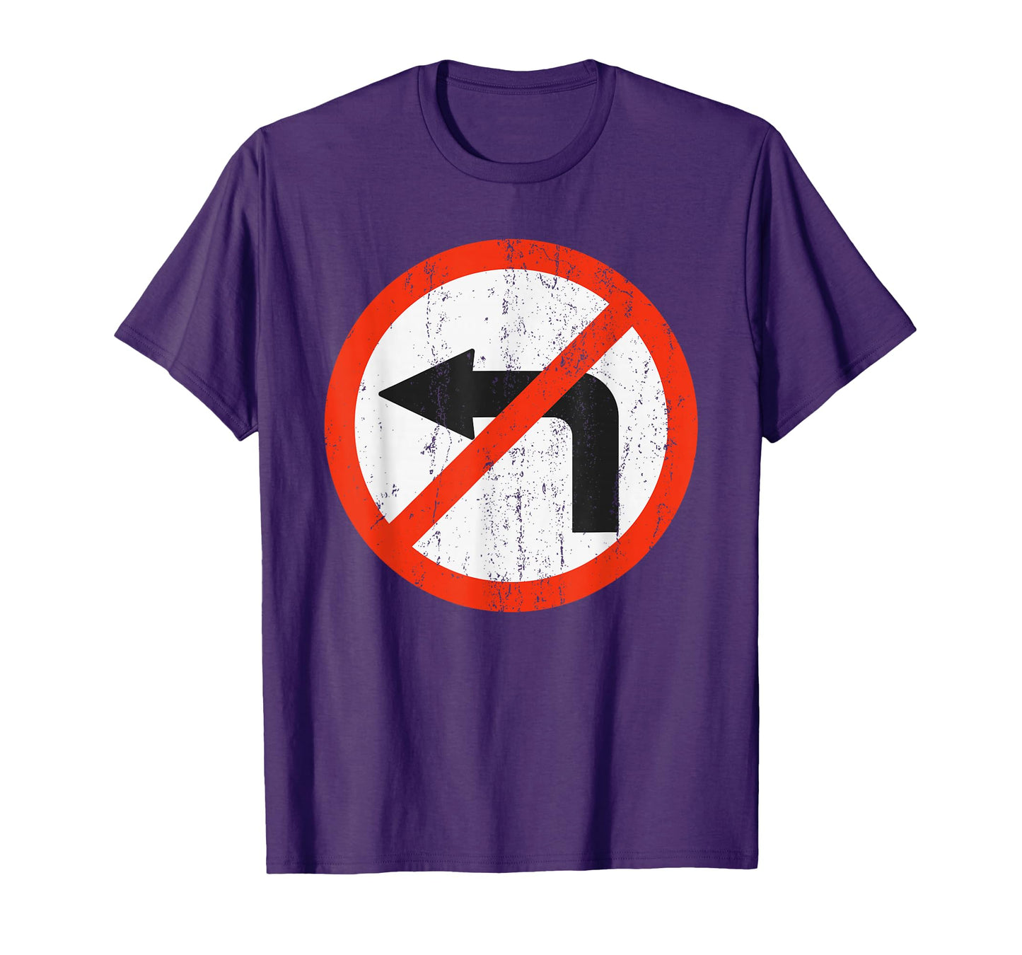 Vintage Road Signs Funny Traffic Signs Halloween Costume T-Shirt