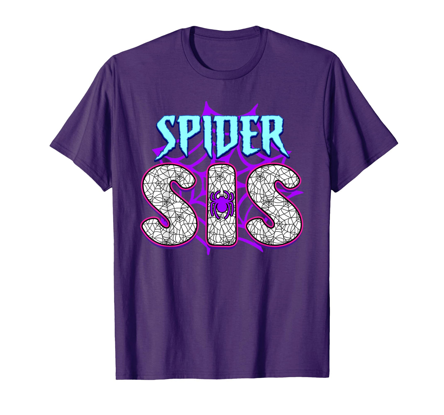 Birthday Party Spider Outfit Spider Sister Kids Girls T-Shirt